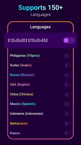 Neon LED Keyboard Fonts, RGB скриншот 2