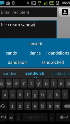 Ice Cream Sandwich Keyboard скриншот 2