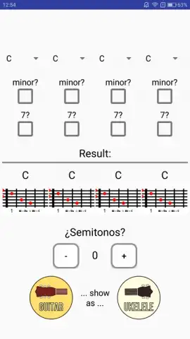 Chords Transposer Free скриншот 1
