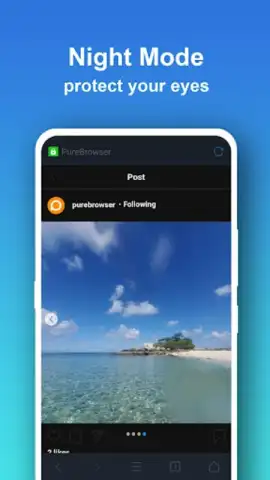 Pure Web Browser-Ad Blocker скриншот 2