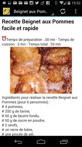 Recettes de Beignets скриншот 3