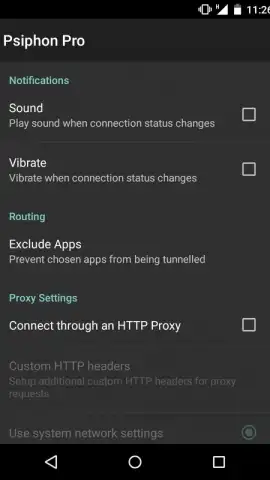PsiPhon скриншот 2