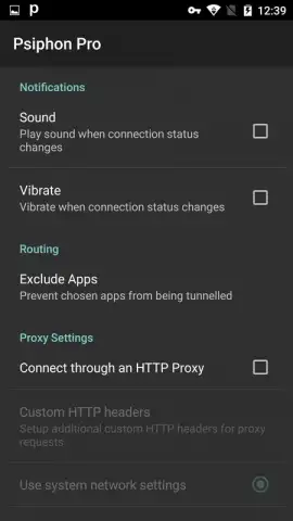Psiphon Pro скриншот 7