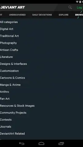DeviantArt скриншот 2