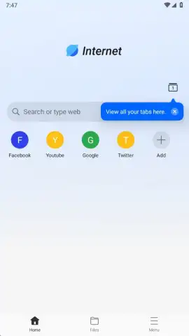 Internet Browser скриншот 1