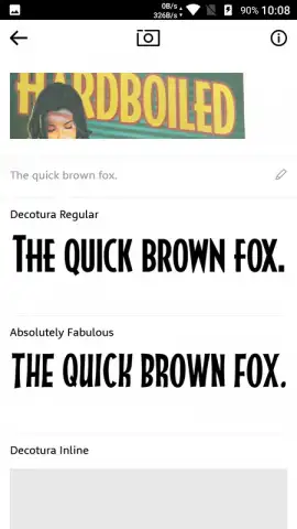 WhatTheFont скриншот 2