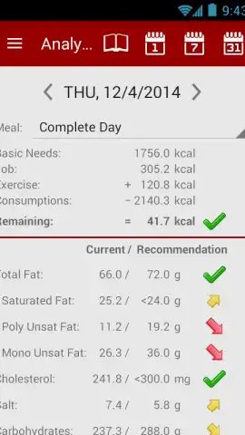Calories! скриншот 7