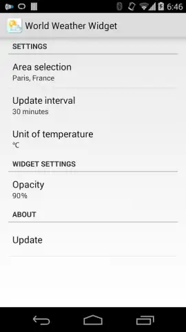 World Weather Widget скриншот 1
