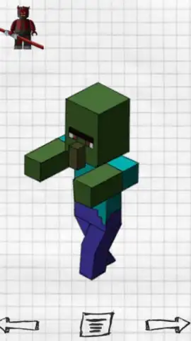 Draw heroes minecraft скриншот 2