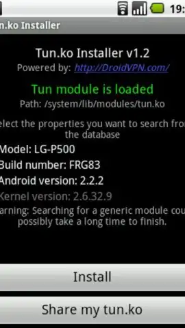 TUN.ko Installer скриншот 5