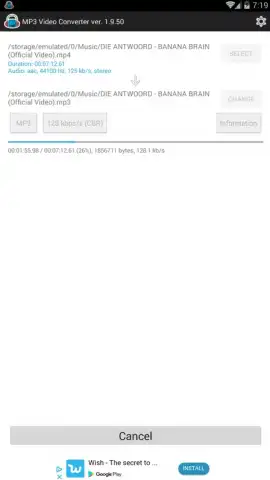 MP3 Video Converter скриншот 7