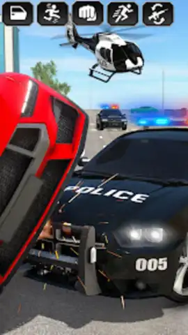 Police Thief Games: Cop Sim скриншот 2