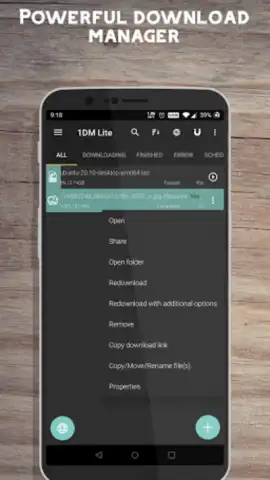 1DM Lite: Browser & Downloader скриншот 1