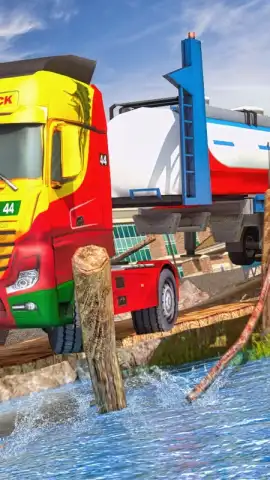 Oil Tanker Transport Offroad Truck Driver скриншот 2