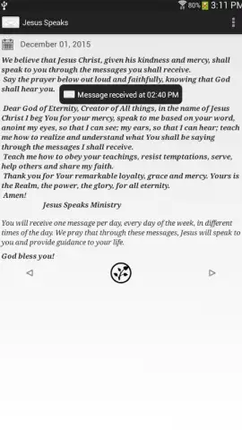 Jesus Speaks скриншот 1
