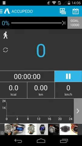 Accupedo Pedometer скриншот 3