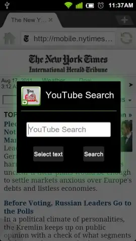 YouTube Search скриншот 1