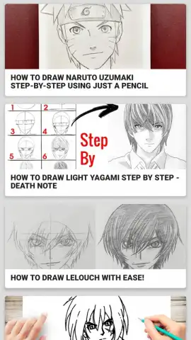 Learn to draw anime скриншот 11