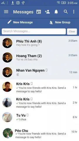 Lite Messenger FB скриншот 11