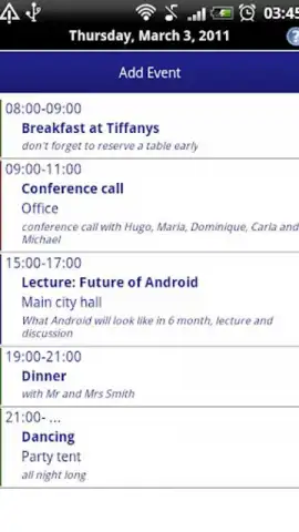 Business Calendar скриншот 4