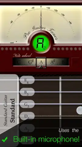 Pro Guitar Tuner скриншот 2