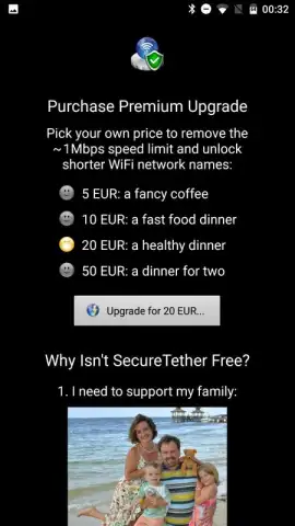SecureTether WiFi скриншот 1