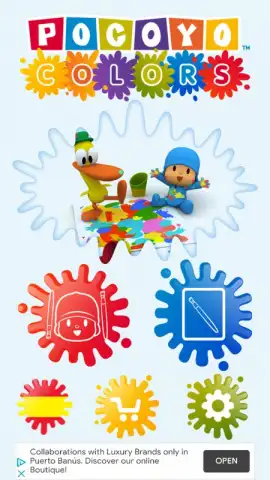 Pocoyo Colors Fun скриншот 1