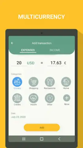 Money manager & expenses скриншот 12