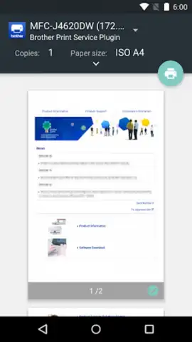 Brother Print Service Plugin скриншот 3