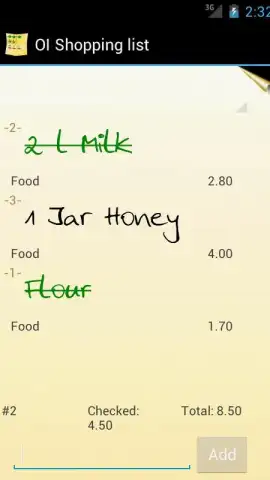 OI Shopping list скриншот 2