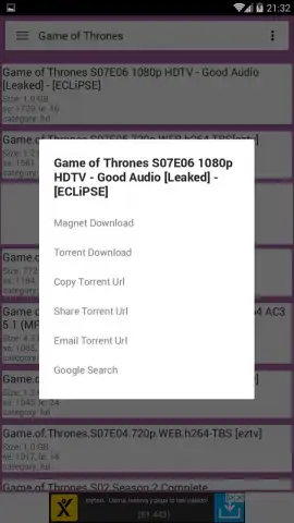 Laura Android's Best Torrent Search скриншот 2