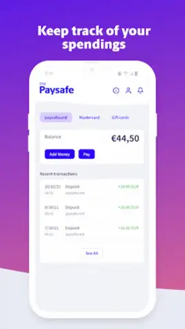paysafecard скриншот 4