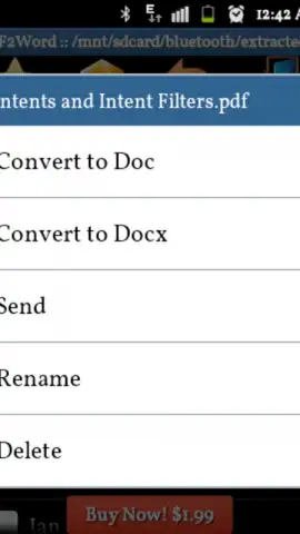 PDF to Word Converter скриншот 2