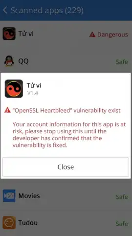 CMSecurity Heartbleed Detector скриншот 4