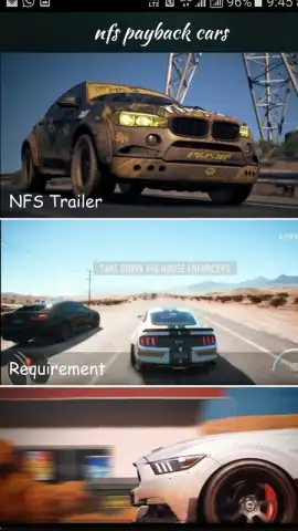 nfs payback cars скриншот 2