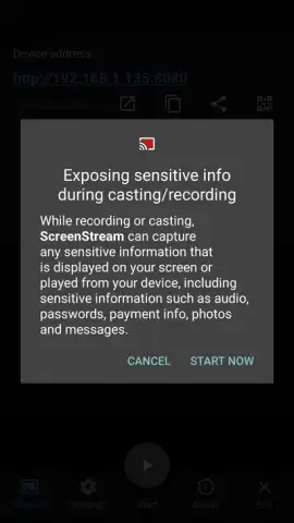 Screen Stream over HTTP скриншот 1