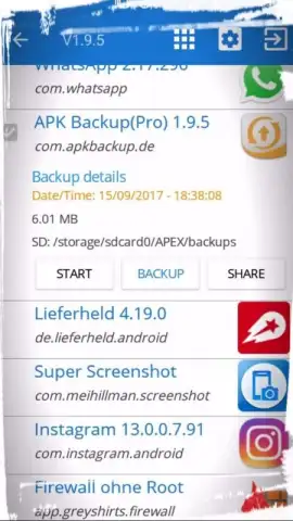 APK Backup(Pro) скриншот 1