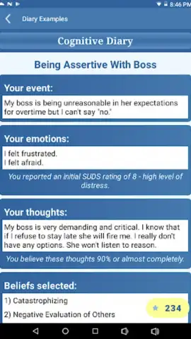 Cognitive Diary CBT Self-Help скриншот 11