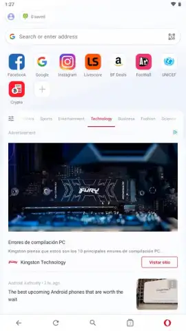 Opera Mini скриншот 11