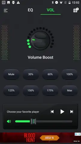 Equalizer & Bass Booster скриншот 1
