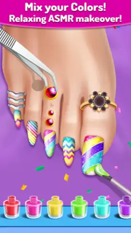ASMR Salon: Foot Care Makeup скриншот 7
