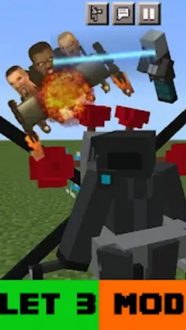 SKIBIDI TOILET 3 for Minecraft скриншот 1
