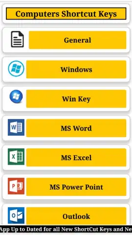 Computers Shortcut Keys скриншот 1