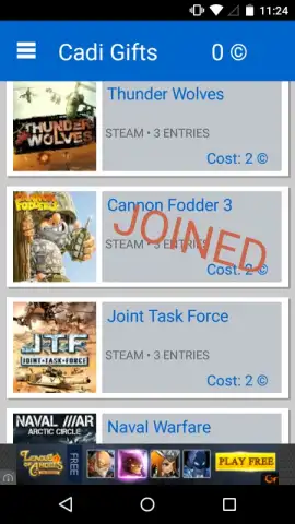 Cadi Gifts: Get Games for Free скриншот 1