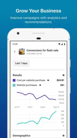 Meta Ads Manager скриншот 1