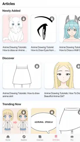Learn to draw anime скриншот 3