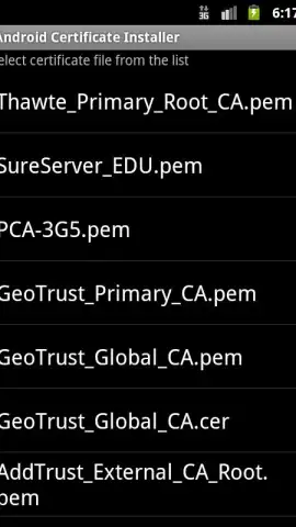 Android Certificate Installer скриншот 4