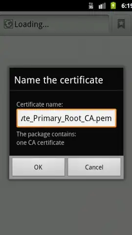 Android Certificate Installer скриншот 1