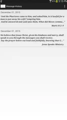 Jesus Speaks скриншот 2