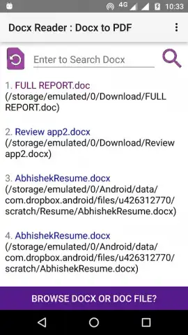 Docx Reader скриншот 2